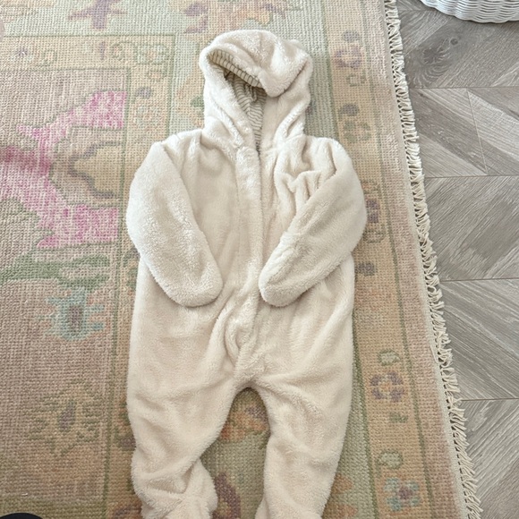 Magnetic Me Other - Magnetic Me Soft Cream Kids Footie with bear ears